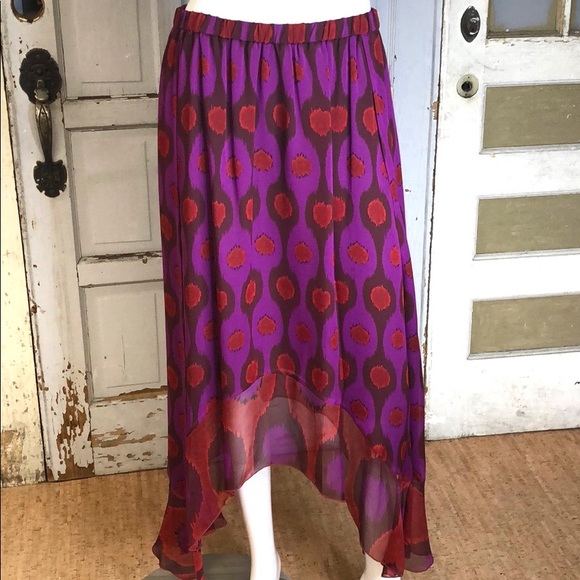 Diane Von Furstenberg Dresses & Skirts - DVF Silk Skirt Abstract Print NWT sz M